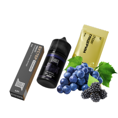 Набор для самозамеса Chaser Black Grape Blackberry Limited (Виноград Ежевика, 65 мг, 30 мл)