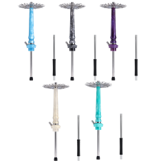Кальян Tiaga Astra Crystal Purple (фиолетовый, базовый комплект)