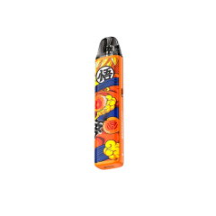 Lost Vape Ursa Nano 3 1200 Saiyan Spirit (Оранжевый с рисунком, с картриджем) Многоразовый POD
