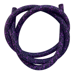 Силиконовый шланг для кальяна Skull Violet (Черепа Фиолетовый)