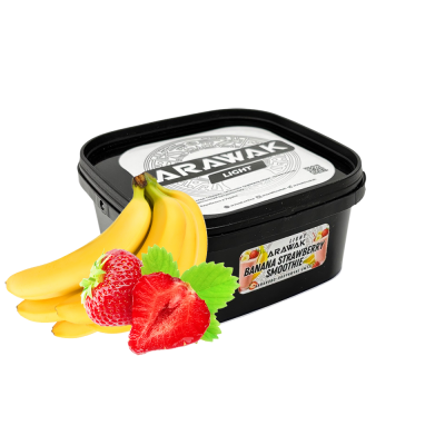 Тютюн Arawak Light Banana Strawberry Smoothie (Банан Полуниця, 200 г)