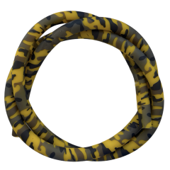 Силиконовый шланг для кальяна Yellow Camouflage (Жёлтый камуфляж)