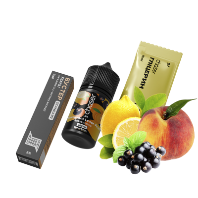 Набор для самозамеса Chaser Lux Blackcurrant Lemon Peach (Смородина Лимон Персик, 50 мг, 30 мл)