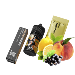 Набор для самозамеса Chaser Lux Blackcurrant Lemon Peach (Смородина Лимон Персик, 65 мг, 30 мл)