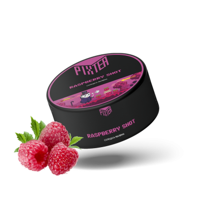 Кальянная чайная смесь Pixtea Raspberry Shot (Распберри Шот, 100 г)