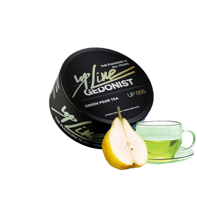 Табак Gedonist UP Line №5 Green Pear Tea (Зелёная груша и чай, 100 г)