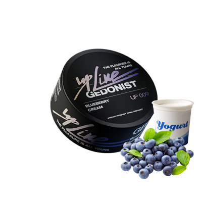 Табак Gedonist UP Line №9 Blueberry Cream (Черника со сливками, 100 г)