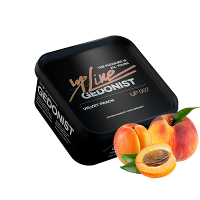 Тютюн Gedonist UP Line №7 Velvet Peach (Вельвет Піч, 200 г)
