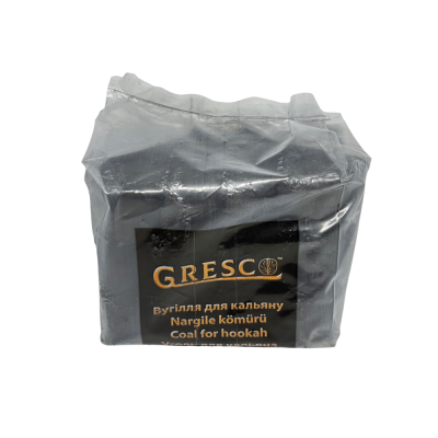 Ореховый уголь для кальяна Gresco Kaloud (0,5 кг, 36 шт, сегмент, без коробки)