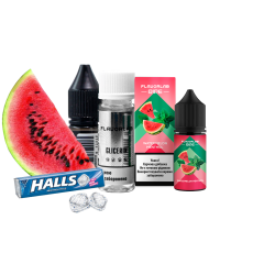 Набор для самозамеса жидкости Flavorlab Ripe Watermelom Menthol (Арбуз Ментол, 50 мг, 30 мл)