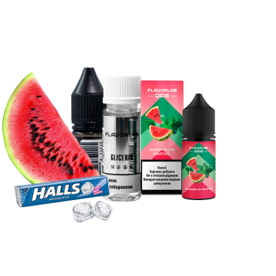 Набор для самозамеса жидкости Flavorlab Ripe Watermelom Menthol (Арбуз Ментол, 50 мг, 30 мл)