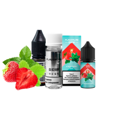 Набор для самозамеса жидкости Flavorlab Ripe Strawberry Mint (Клубника Мята, 50 мг, 30 мл)