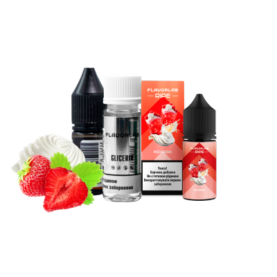 Набор для самозамеса жидкости Flavorlab Ripe Redsoda (Редсода, 50 мг, 30 мл)