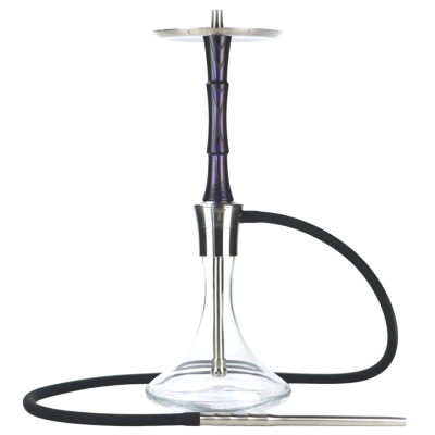 Кальян Totem Hookah Idol Purple noir (фиолетовый, полный комплект)