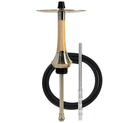 Кальян Totem Hookah Monolit Ultra Wood Pure (бежевый, базовый комплект, стальной мундштук)