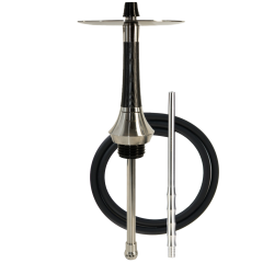 Кальян Totem Hookah Monolit Ultra Wood Black (чёрный, базовый комплект, стальной мундштук)
