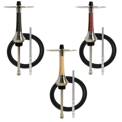 Кальян Totem Hookah Monolit Ultra Wood Cherry (красный, базовый комплект, стальной мундштук)