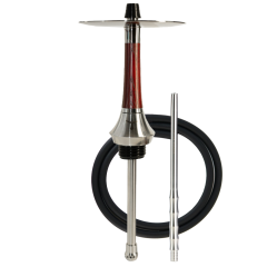 Кальян Totem Hookah Monolit Ultra Wood Cherry (красный, базовый комплект, стальной мундштук)