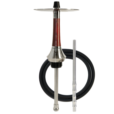 Кальян Totem Hookah Monolit Ultra Wood Cherry (красный, базовый комплект, стальной мундштук)