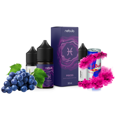 Набор для самозамеса Nebula Salt Zodiac Line Pisces (Виноградный энергетик, 50 мг, 30 мл)
