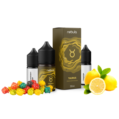 Набор для самозамеса Nebula Salt Zodiac Line Taurus (Лимонный попкорн, 50 мг, 30 мл)