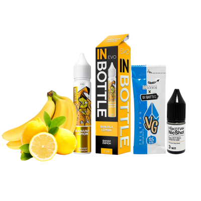 Набор для самозамеса In Bottle EVO Banana Lemon (Банан Лимон, 50 мг, 30 мл)