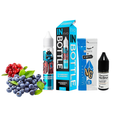 Набор для самозамеса In Bottle EVO Cranberry Blueberry (Клюква и черника, 50 мг, 30 мл)