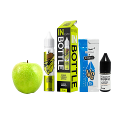 Набор для самозамеса In Bottle EVO Sour Green Apple (Кислое зеленое яблоко, 50 мг, 30 мл)