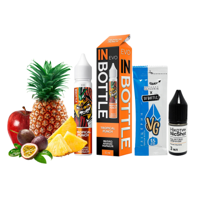 Набір для самозамішування In Bottle EVO Tropical Punch (Тропічний пунш, 50 мг, 30 мл)