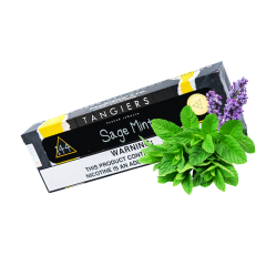 Табак Tangiers Noir №144 Sage Mint (Сейдж Минт, 100 г) Чёрная упаковка
