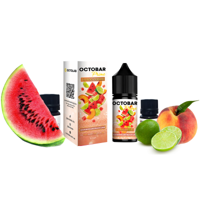 Набір для самозамішування Octobar Prime HARD Watermelon Peach Lime (Кавун Персик Лайм, 65 мг, 30 мл)