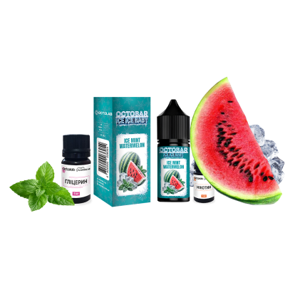 Набір для самозамішування Octobar Ice Ice Baby Mint Watermelon (М'ята Кавун, 50 мг, 30 мл)