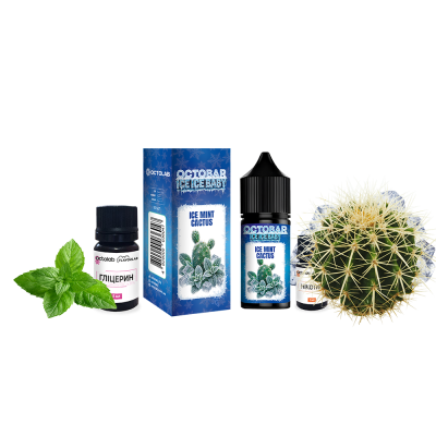 Набір для самозамішування Octobar Ice Ice Baby HARD Mint Cactus (М'ята Кактус, 65 мг, 30 мл)