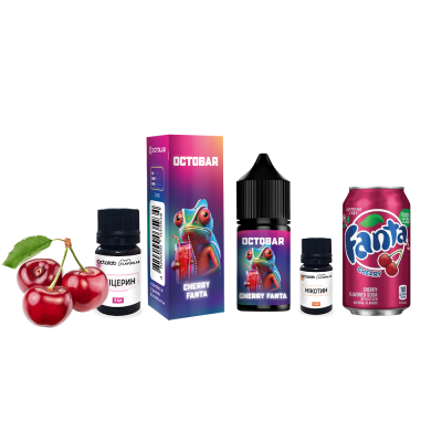 Набор для самозамеса Octobar NFT Cherry Fanta (Вишневая Фанта, 50 мг, 10 мл)