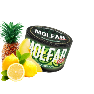 Табак Molfar Chill Line Жёлтозелье (Ананас Дыня Лимон, 200 г)