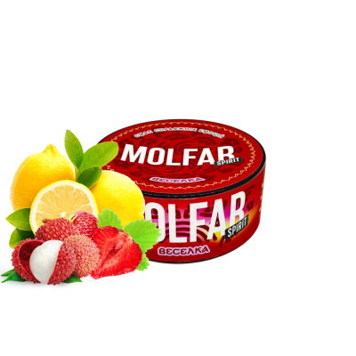 Табак Molfar Spirit Line Радуга (Клубника Личи Лимон, 100 г)