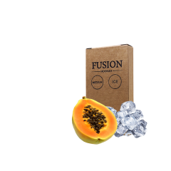 Табак Fusion Medium Ice Papaya (Папайя Лёд, 100 г)