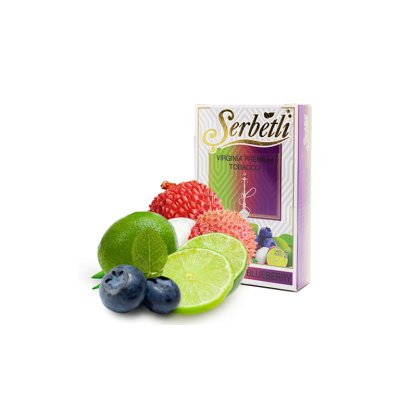 Табак Serbetli Lime-Lychee-Blueberry (Лайм Личи Черника, 50 г)