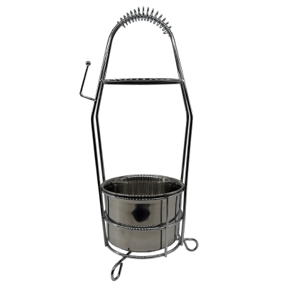 Корзина для угля Silver (Металлик)