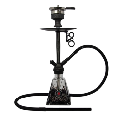 Кальян Amy Deluxe 038 Black (чёрный, полный комплект)