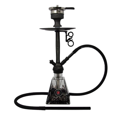 Кальян Amy Deluxe 038 Black (чёрный, полный комплект)