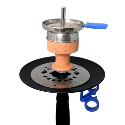 Кальян Amy Deluxe 690 Gray (серый, полный комплект)