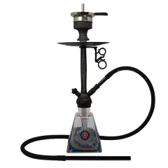 Кальян Amy Deluxe 038R black (чёрный, полный комплект)