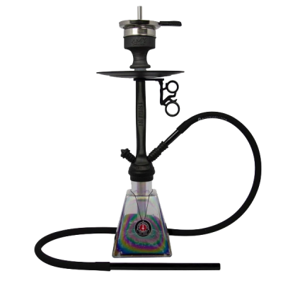 Кальян Amy Deluxe 038R black (чорний, повний комплект)