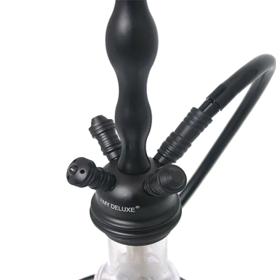 Кальян Amy Deluxe 630 Black (чёрный, полный комплект)