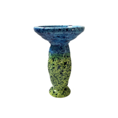 Глиняная чаша GrynBowls Spawn Green with Blue (Зелёный с Синим)