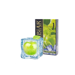 Табак Jibiar ice green apple (Зелёное Яблоко Лёд, 50 г)