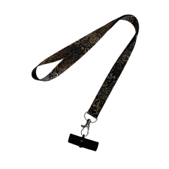 Персональный мундштук силиконовый Personalka Gold Ornament (Чёрно-золотой)