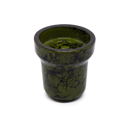 Глиняная чаша Solaris Eva Green Black (Зеленая глазурь)