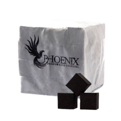 Кокосовый уголь для кальяна Phoenix (1 кг, 64 шт, р26, без коробки)